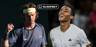 Клиенты OLIMPBET ждут от Рублёва победы над Оже-Альяссимом в 1/8 финала US Open