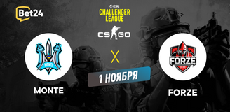 Прогноз на матч CS2 − ESL Challenger, Monte − forZe