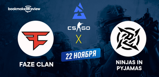 Прогноз на матч CS2 − BLAST Premier Fall Final, FaZe Clan − Ninjas in Pyjamas