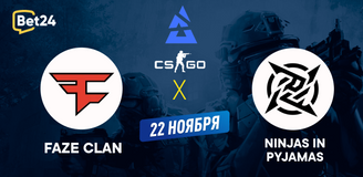 Прогноз на матч CS2 − BLAST Premier Fall Final, FaZe Clan − Ninjas in Pyjamas