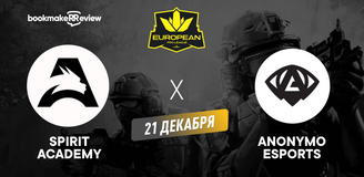 Прогноз на матч CS2 − European Pro League, Spirit Academy − Anonymo Esports