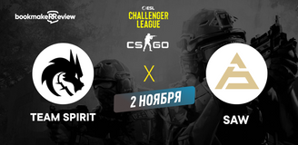 Прогноз на матч CS2 − ESL Challenger, Team Spirit − sAw