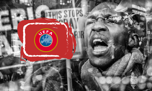 В УЕФА рассказали, как будут бороться с расизмом на матчах Евро-2020