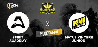 Прогноз на матч CS2 − European Pro League, Spirit Academy − Natus Vincere Junior