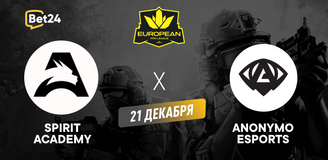 Прогноз на матч CS2 − European Pro League, Spirit Academy − Anonymo Esports