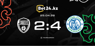 Revisão da partida Zhetysu – Караганда 25.04.2026