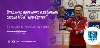 Главный тренер МФК «Нур-Султан»: не все игроки хотят становиться профессионалами