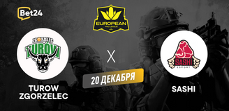 Прогноз на матч CS2 − European Pro League, Turow Zgorzelec Esport − Sashi Esports