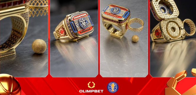 OLIMPBET представил чемпионские перстни для победителей Единой Лиги ВТБ