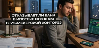 Отказывают ли банки в ипотеке игрокам в букмекерских конторах? Реальная история