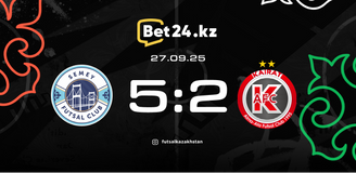 Revisão da partida Семей – Kairat 27.09.2025