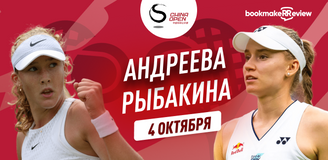 Прогноз на матч 1/8 финала China Open Мирра Андреева – Елена Рыбакина