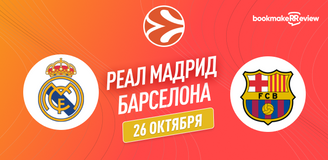 Прогноз на матч Евролиги Реал Мадрид – Барселона