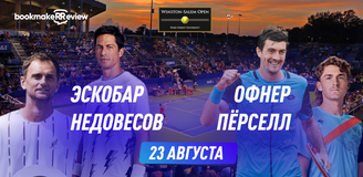 Прогноз на матч 1/8 финала теннисного турнира в Уинстон-Сейлеме Эскобар / Недовесов – Офнер / Пёрселл