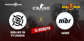 Прогноз на матч CS2 − BB Dacha, Ninjas in Pyjamas − MIBR