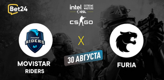 Прогноз на матч CS:GO − ESL Pro League, Movistar Riders – FURIA
