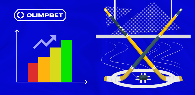 OLIMPBET подстчитал, как изменился рост количества ставок и вовлеченности россиян к хоккею за осень 2024 года