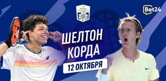 Прогноз на матч 1/4 финала турнира ATP 1000 в Шанхае Бен Шелтон – Себастиан Корда