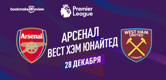Прогноз на матч АПЛ Арсенал – Вест Хэм Юнайтед