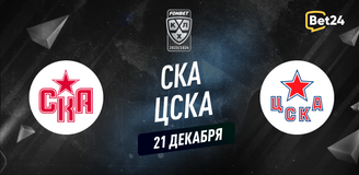 Прогноз на матч КХЛ СКА – ЦСКА