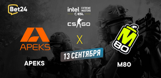 Прогноз на матч CS:GO − ESL Pro League, Apeks − M80