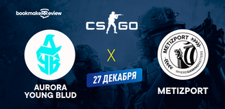 Прогноз на матч CS2 − Winter Cup, Aurora Young Blud − Metizport