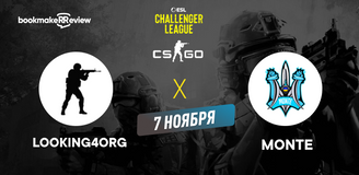 Прогноз на матч CS2 − ESL Challenger, Looking4Org − Monte