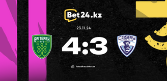 Highlights: Bayterek – Kaspiy 23.11.2024